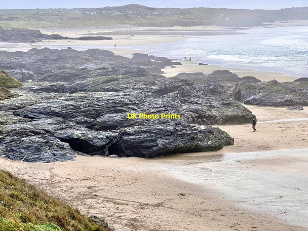 Photo 6"x4" Foreshore Rocks Gwithian c2021