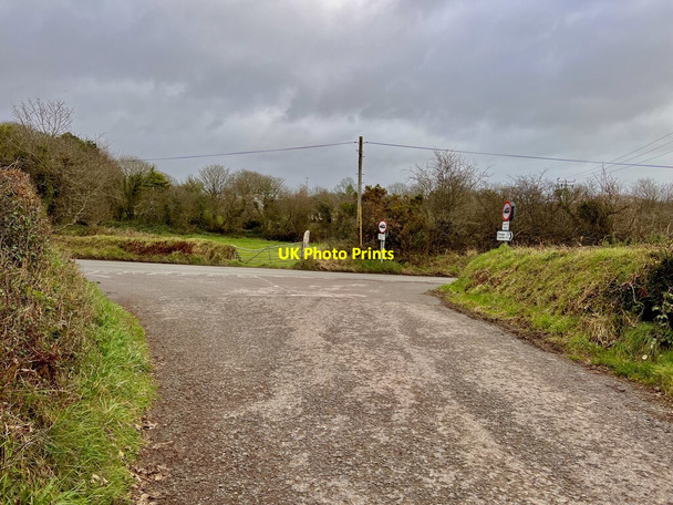 Photo 6"x4" Road junction Sticker c2021