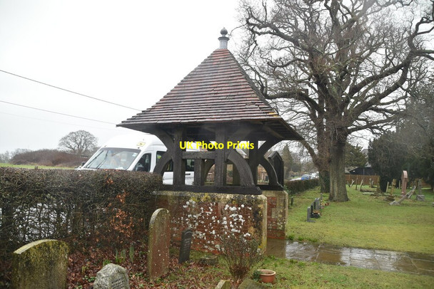 Photo 6"x4" Lych gate, Church of St Peter Stonegate\/TQ6628 c2021