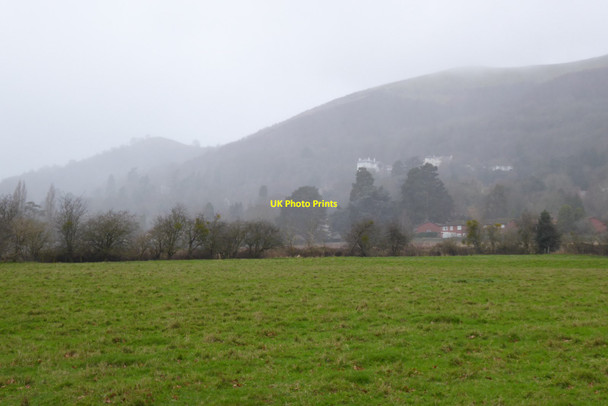 Photo 6"x4" The Malvern Hills in mist Malvern Wells c2021