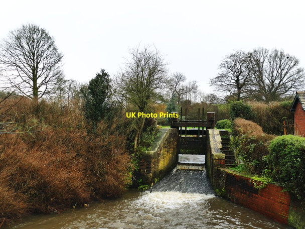 Photo 6"x4" Sluice of Sandbach Mill Sandbach c2021