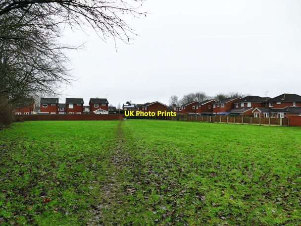 Photo 6"x4" Footpath off Houndings Lane Sandbach c2021