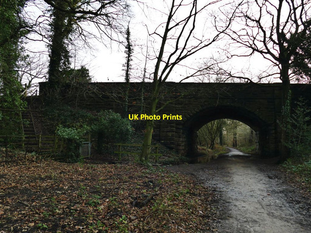 Photo 6"x4" Chester Road bridge over the Whitegate Way Cuddington\/SJ5971 c2021
