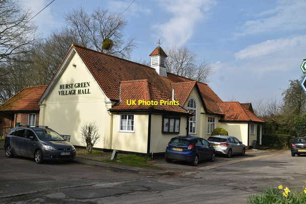 Photo 6"x4" Hurst Green Village Hall Hurst Green\/TQ7327 c2021