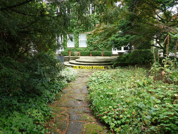 Photo 6"x4" Steps up to the house Delamere\/SJ5669 c2015