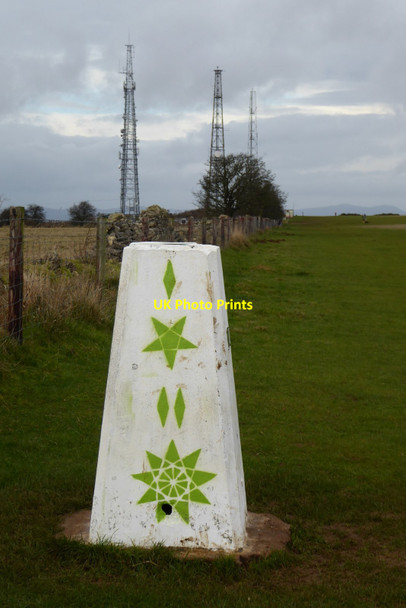 Photo 6"x4" Trig point on Cleeve Common Cleeve Hill\/SO9826 c2022