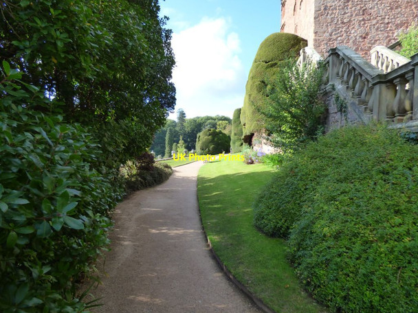 Photo 6"x4" View of the path along the front of the tender perennial border Welshpool\/Y Trallwng c2016