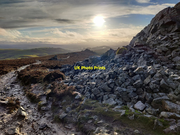 Photo 6"x4" Shropshire Way at the Stiperstones Bo c2022