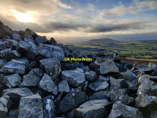 Photo 6"x4" Rocks next to the Manstone Rock on the Stiperstones Bo c2022