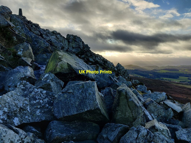 Photo 6"x4" Manstone Rock on the Stiperstones Bo c2022