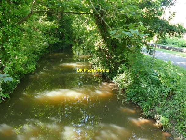 Photo 6"x4" Mill leat behind Taunton Castle Taunton\/ST2324 c2021
