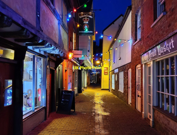 Photo 6"x4" Christmas lights on Harp Lane in Ludlow Ludlow c2022