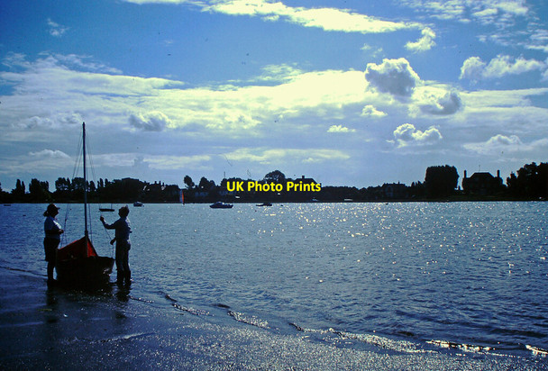 Photo 6"x4" Looking across Bosham Harbour at high tide Bosham c1996