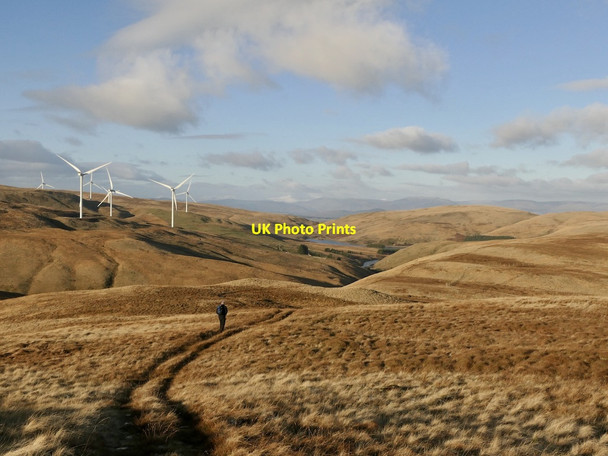 Photo 6"x4" Path on Skythorn Hill Middle Hill\/NN9202 c2022