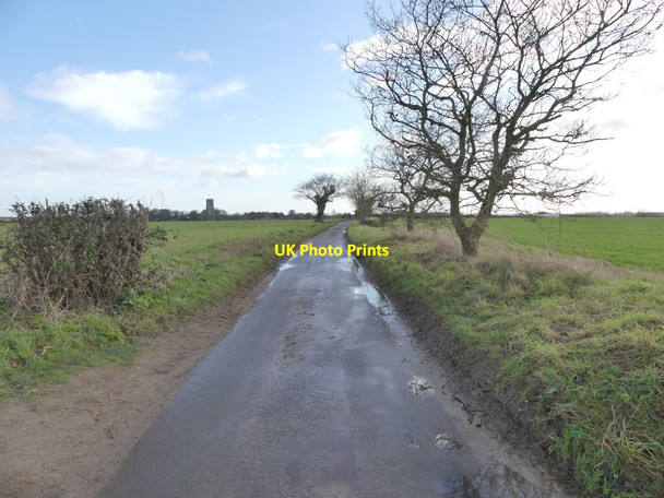 Photo 6"x4" Sandy Lane looking towards Southrepps Frogshall c2022