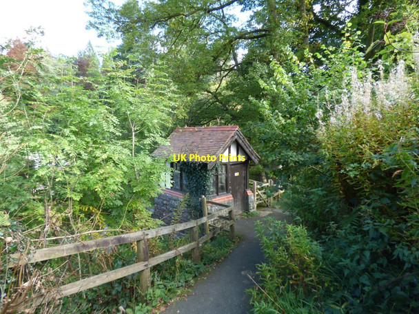 Photo 6"x4" Building by the weir on the River Vyrnwy Llanwddyn c2016