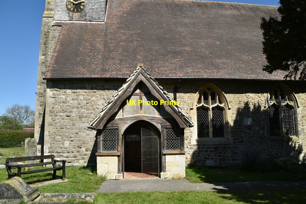 Photo 6"x4" Church of St Mary Horne c2021 P2