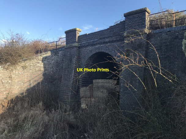 Photo 6"x4" Railway bridge Nethercote\/SP5164 c2022