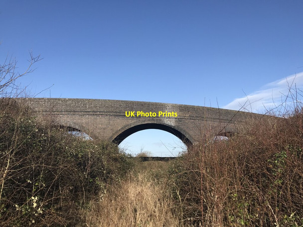 Photo 6"x4" Bridge over the disused railway Nethercote\/SP5164 c2022