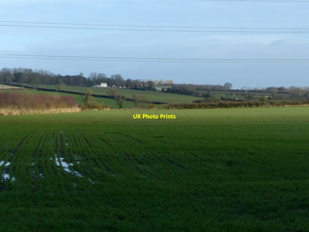 Photo 6"x4" Farmland off Stragglethorpe Road Upper Saxondale c2022