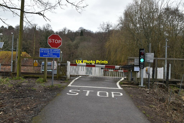 Photo 6"x4" Level crossing Birchden c2021