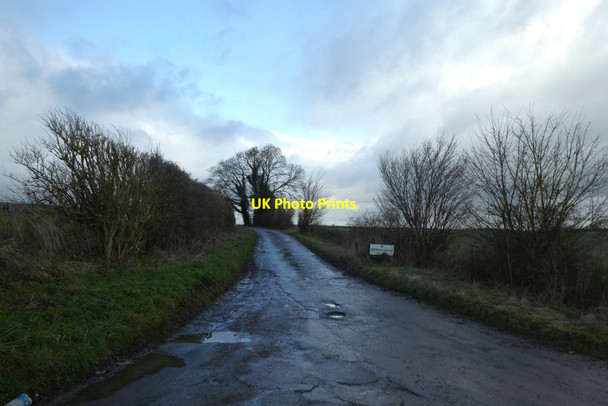 Photo 6"x4" Track to Huddleston Grange Newthorpe\/SE4732 c2022