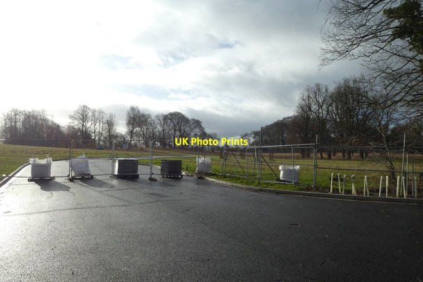 Photo 6"x4" Fenced off site Ledston c2022