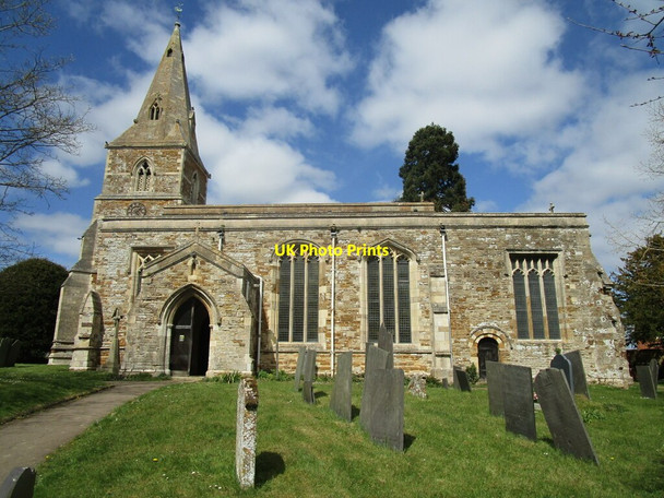 Photo 6"x4" All Saints' church, Clipston Clipston\/SP7181 c2021