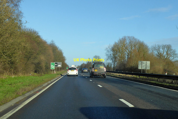 Photo 6"x4" Northbound A419 Dorcan c2022