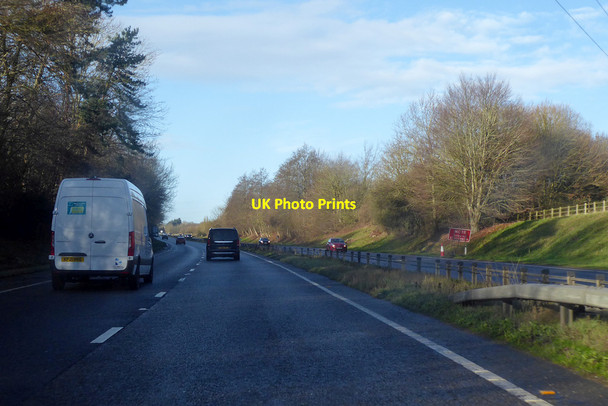 Photo 6"x4" Northbound A419 Kingsdown\/SU1688 c2022 P1