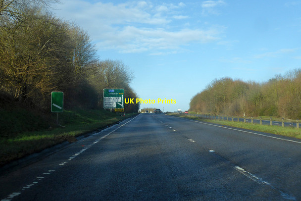 Photo 6"x4" Northbound A419 Broad Blunsdon c2022