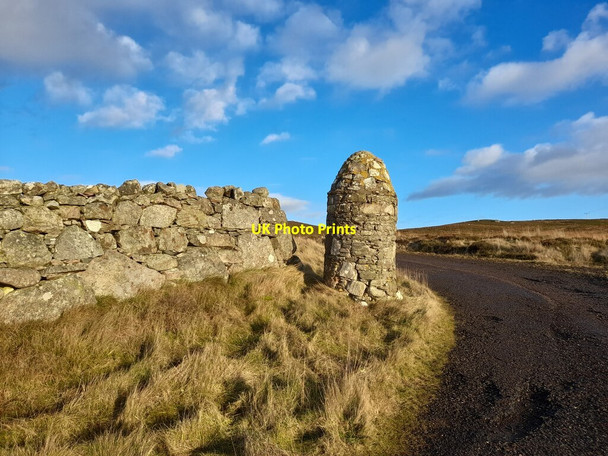 Photo 6"x4" Drystone Pillar Melvich c2022