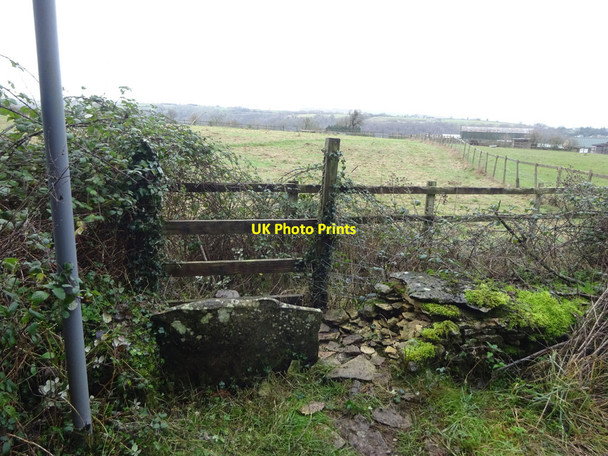 Photo 6"x4" Stone Stile, Horsley Nailsworth c2022