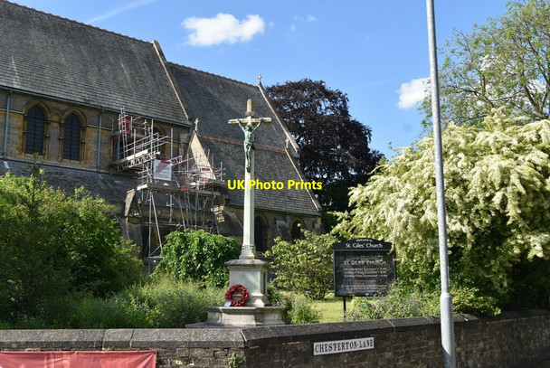Photo 6"x4" St Giles' War Memorial Cambridge\/TL4658 c2021