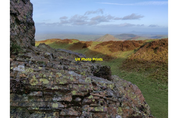 Photo 6"x4" Inside the Caer Caradoc Iron Age hill fort All Stretton c2022