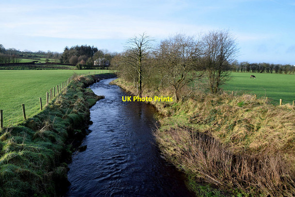 Photo 6"x4" Cloghfin River, Ballykeel Sixmilecross c2022
