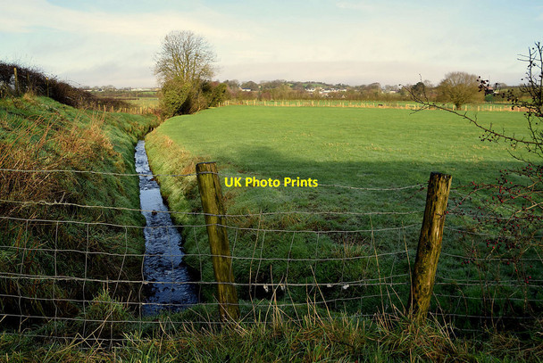 Photo 6"x4" Burn, Ballyhallaghan \/ Ballykeel Sixmilecross c2022