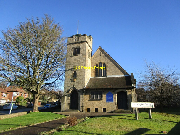 Photo 6"x4" Church of St. Lawrence, Mansfield Mansfield\/SK5361 c2022