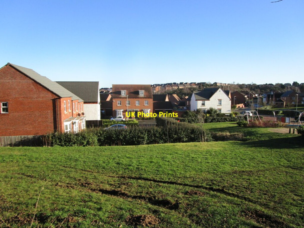 Photo 6"x4" Recent housing below Stinting Lane Mansfield Woodhouse c2022