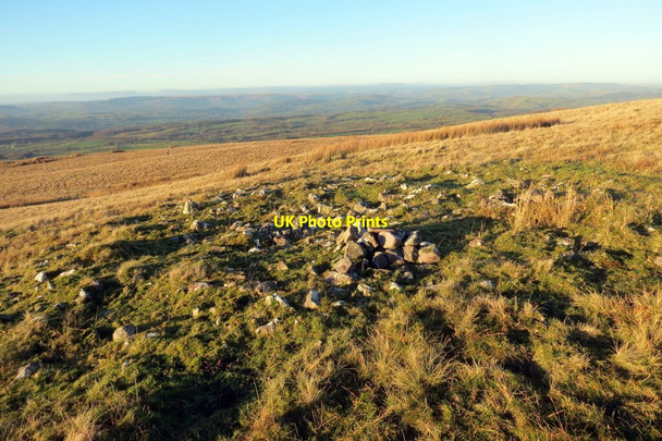 Photo 6"x4" Gweddillion carn \/ Remains of a cairn Myddfai c2022