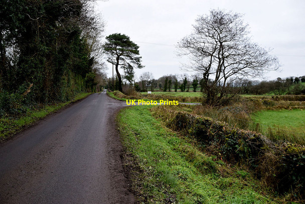 Photo 6"x4" Muddy along Loughmuck Road Fintona c2022