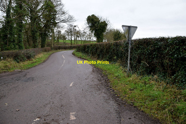 Photo 6"x4" Minor road, Killymoonan Fintona c2022