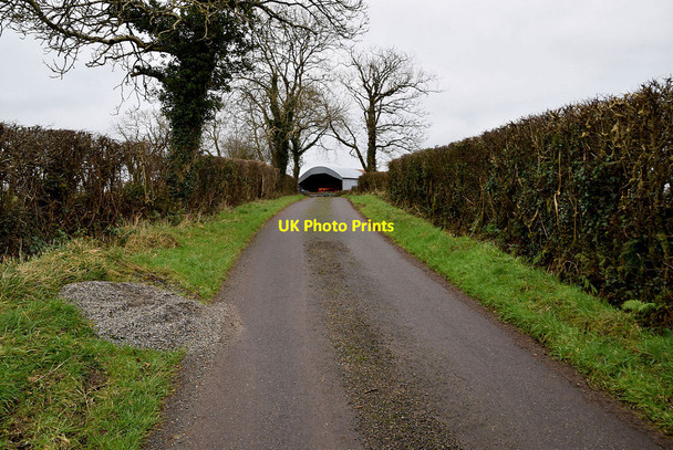 Photo 6"x4" Minor road Fintona c2022