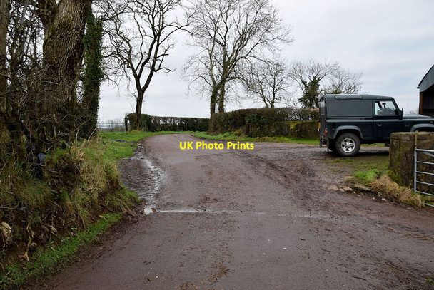 Photo 6"x4" Double bend along a minor road Fintona c2022