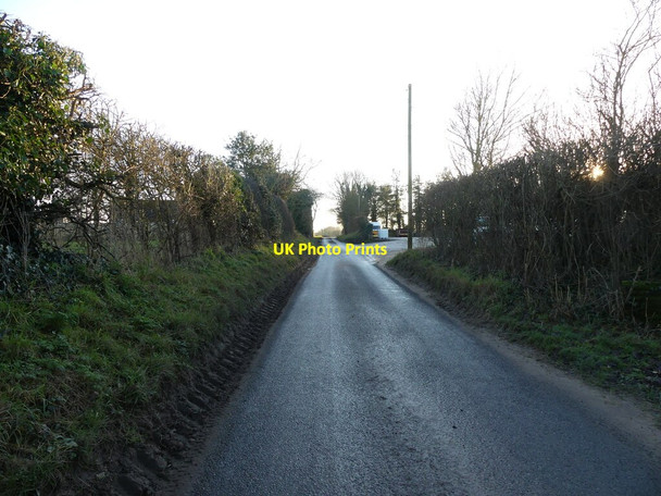 Photo 6"x4" South on Hall Road Southrepps c2022