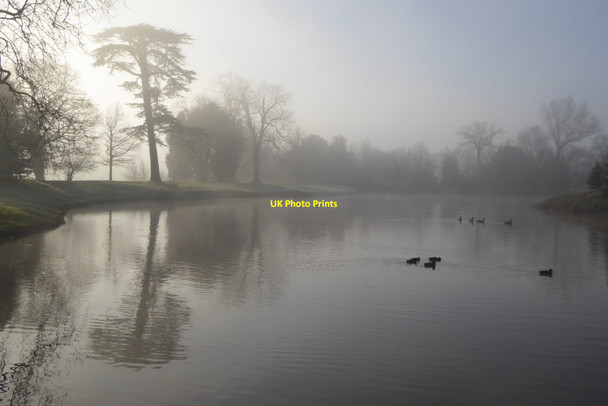 Photo 6"x4" Lake in Croome Park High Green\/SO8745 c2022