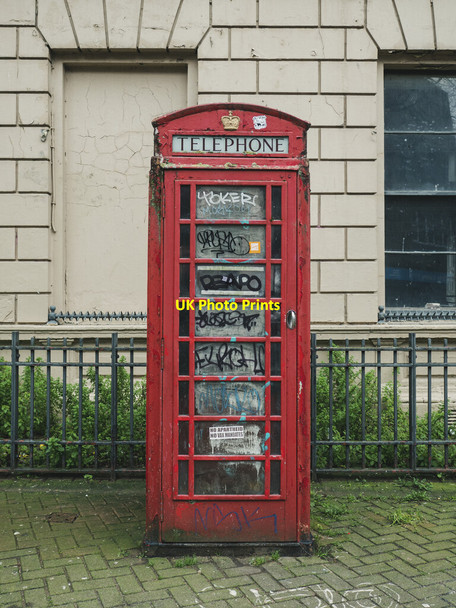 Photo 6"x4" Telephone Call Box, Belfast Belfast c2022