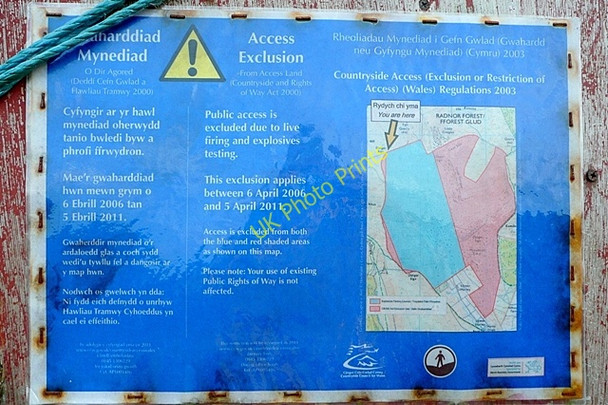 Photo 6"x4" Sign on Great Rhos Pant\/SO1863 c2009