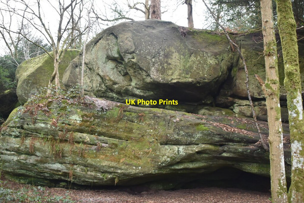 Photo 6"x4" Eridge Rocks Eridge Green c2021