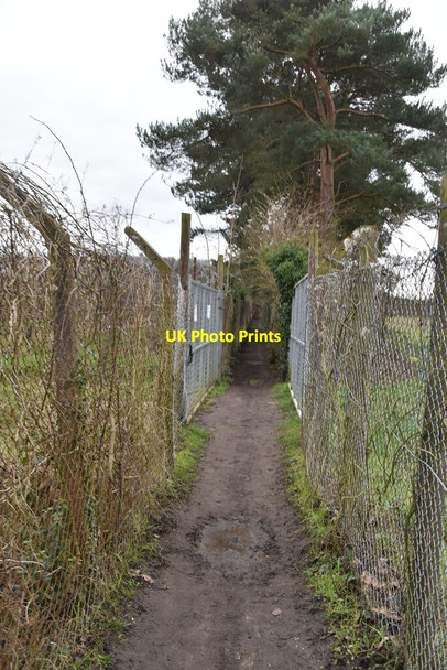 Photo 6"x4" Enclosed footpath Royal British Legion Village c2021